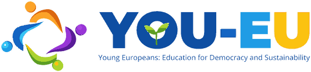Λογότυπο YOU-EU – Young Europeans: Education for Democracy and Sustainability